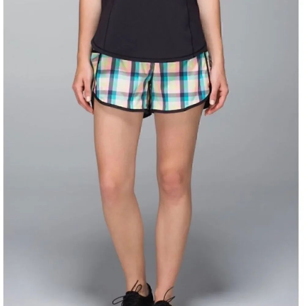 Lululemon Checkered Speed Shorts 8